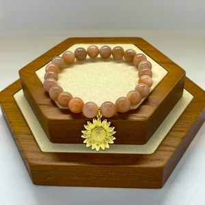 Sunflower & Sunstone Bracelet